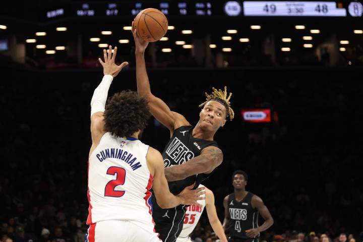 Noah Clowney shines again, but Nets fall to Pistons