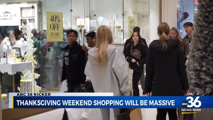 Record 187 million Americans expected to shop Thanksgiving weekend