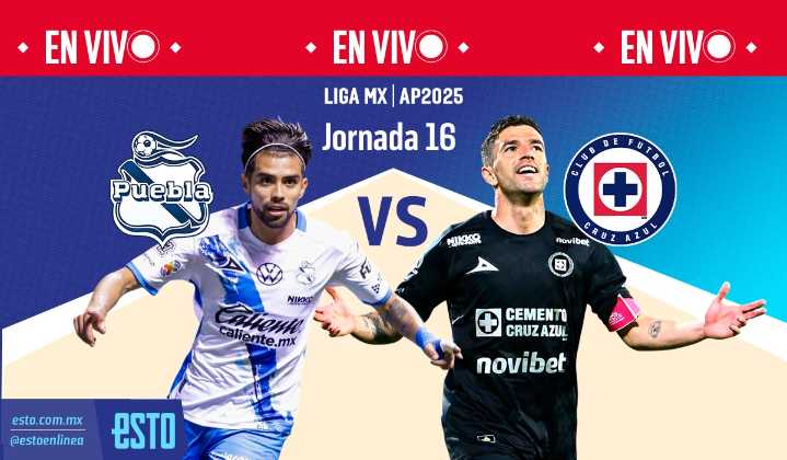 Puebla vs Cruz Azul: Sigue en vivo el partido de la jornada 16 del Apertura 2025