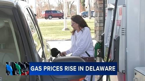 Gas prices in Delaware rise faster than neighboring states ahead of Thanksgiving