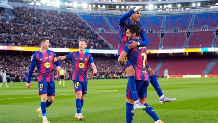  Lewandowski abre historia en nuevo Camp Nou ante Athletic -