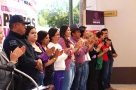 Candela se pinta de violeta: inauguran espacio de apoyo para mujeres