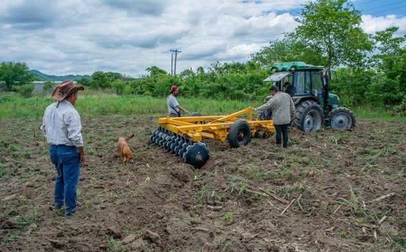 Salvador Mazza brinda servicios de arado para pequeños productores