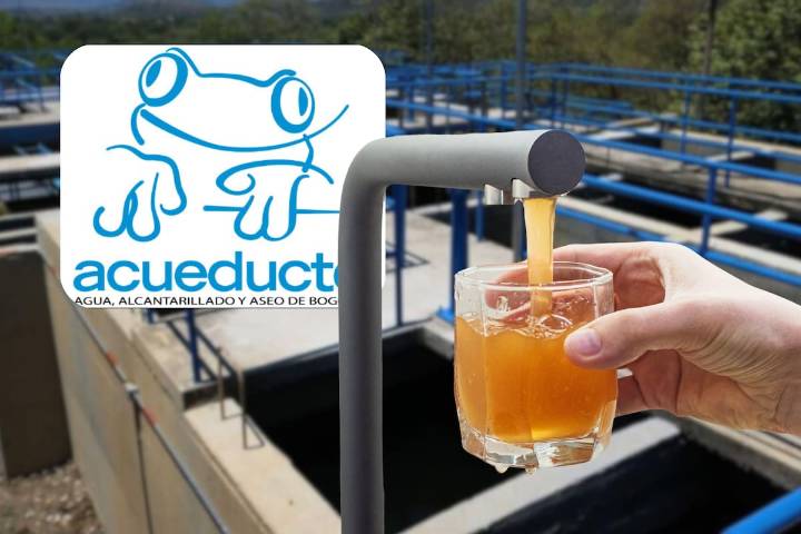 ¿Por qué está llegando el agua amarilla en sectores de Bogotá?: esta es la razón que dio el Acueducto