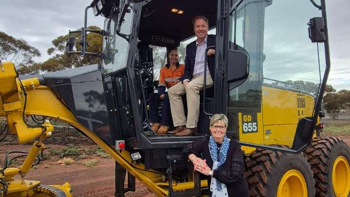 Government grant
Premium
New grader to help business create training opportunities
