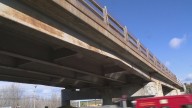 Truck collides with I-190 southbound bridge over Niagara Falls Boulevard