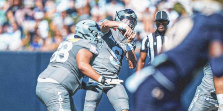 WATCH: Star Air Force QB Liam Szarka speaks to the media for the first time