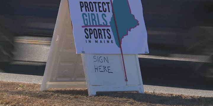 “Maine Girl Dads” hold signature drive for referendum that would ban transgender athletes from girls’ sports