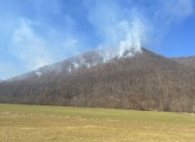 Rough going for fire crews battling Pendleton forest fire