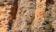Espectacular rescate a una escaladora en los Mallos de Riglos