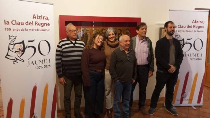Alzira presenta el logotipo del Año Jaime I por el 750 aniversario de su muerte
