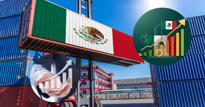 México registra récord histórico en exportaciones con crecimiento de 14.2% en octubre, superávit comercial de 606.1 millones de dólares