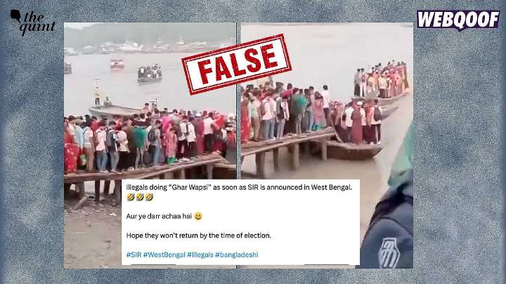 Unrelated Video Shared as Migrants’ ‘Ghar Wapsi’ From West Bengal After SIR