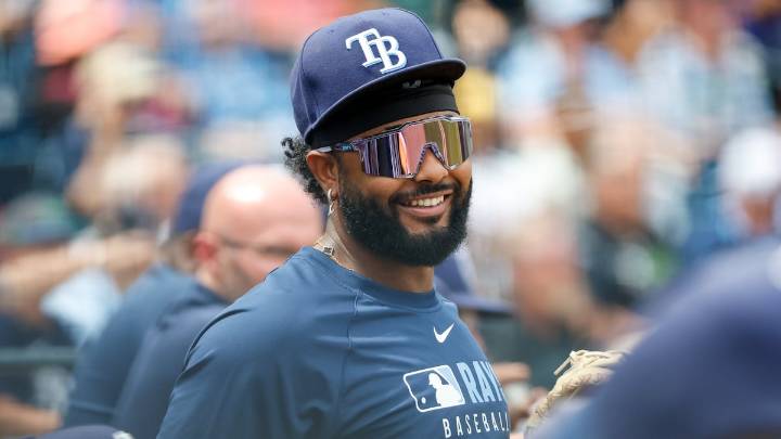 Rays’ Junior Caminero, wife welcome a new addition to their lineup