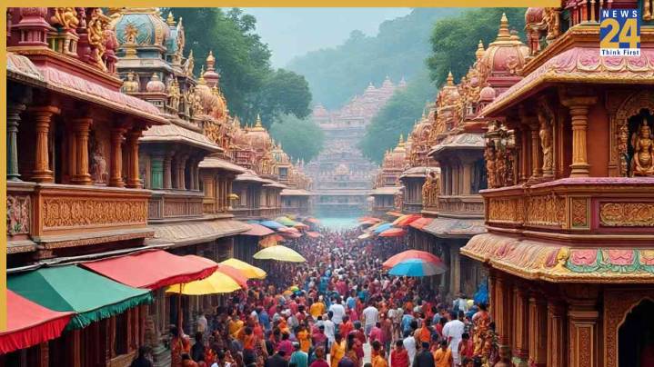 Only pure vegetarian city in world, it is in India, non-veg food is banned due to…, its name is…, not Ayodhya, Varanasi, Mathura, Gayaji, Tirupati