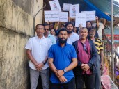 Patnem Residents Protest at Town Planning Office Over Mega Project Approval