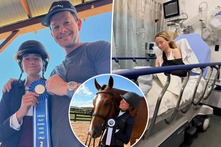 Mark Wahlberg’s daughter Grace, 15, hospitalized after horseback accident