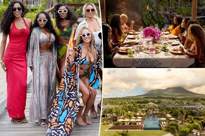 Inside the 'Real Housewives of Potomac' cast's lavish Nevis vacation