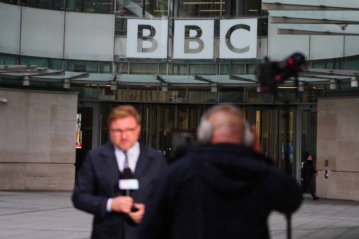 UK government is caught up in a feud between Trump and the BBC