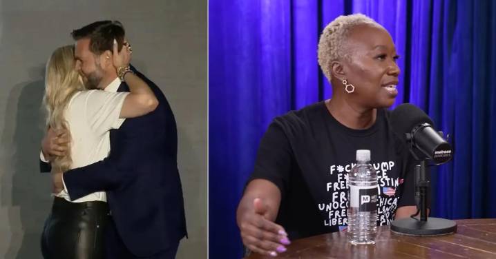 J.D. Vance Divorcing His 'Brown Hindu Wife' Usha to Date 'White Queen' Erika Kirk Would Be a 'MAGA Fairytale,' Joy Reid Declares