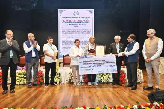 KIMS Confers 1st Health Hero Award On Dr Sibananda Mohanty, Unveils Plans For 20 Rural Hosps