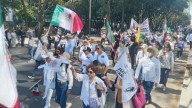 Marchan en la Ciudad de México en protesta contra la inseguridad y el Gobierno de Sheinbaum