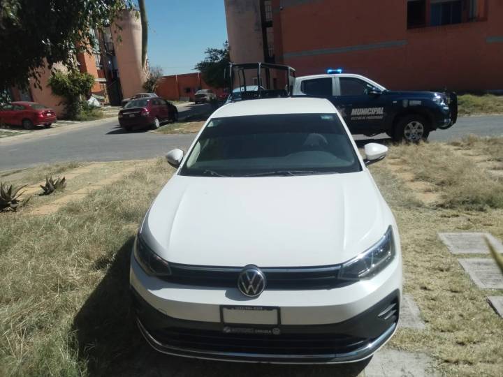 SSCyPC de Cuautlancingo recupera vehículo presuntamente implicado en acciones ilícitas