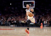Knicks’ Jalen Brunson shooting again after scary ankle injury