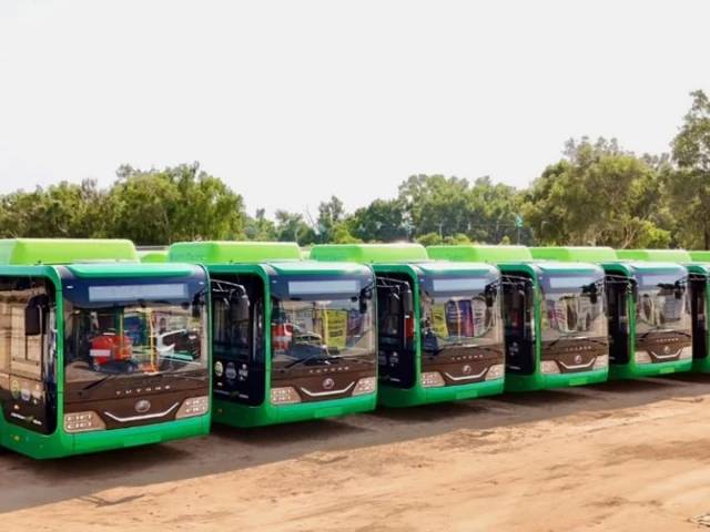 Rawalpindi rolls out 45 electric buses on four new routes today