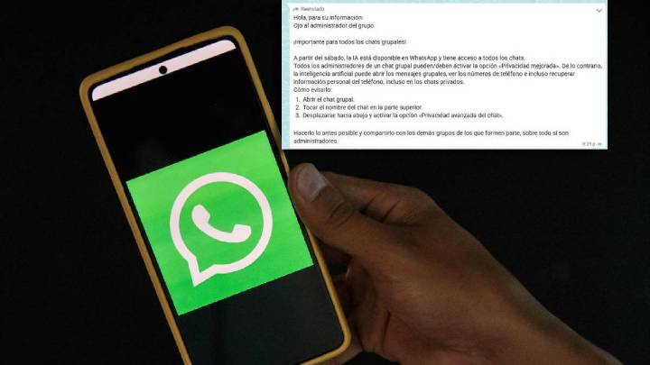 Nueva cadena viral sobre “IA de WhatsApp que lee chats y grupos” es falsa: Meta no puede ver sus mensajes