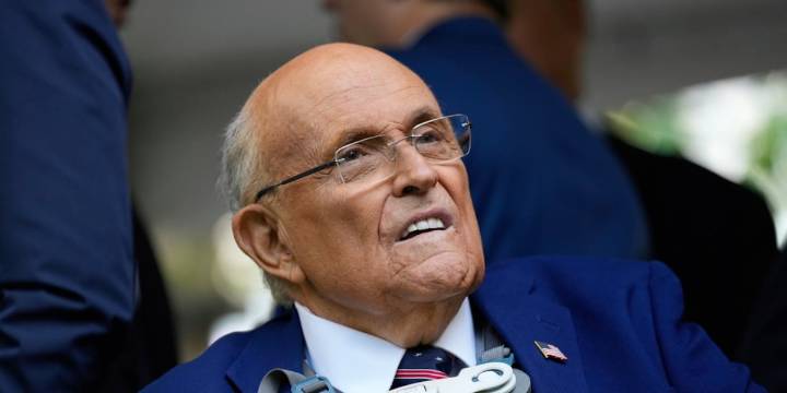 Trump pardons Rudy Giuliani and others who backed efforts to overturn his 2020 election loss