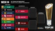 College Football Playoff 2025: Byes, bracket and new top 25