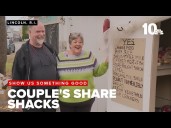 Couple dedicates retirement to help feed their community with Share Shacks