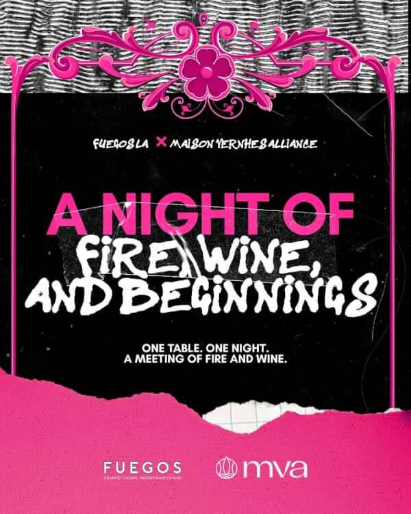 Fuegos LA and Maison Vernhes Alliance Host One-Night Fire and Wine Dinner in Los Angeles