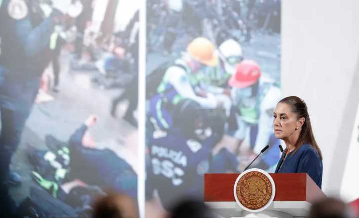 Sheinbaum denuncia campaña internacional que busca montar narrativa de que en México se reprime a los jóvenes