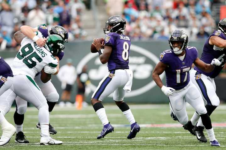 Jets vs. Ravens: Parlays, predictions and projected player stats for Sunday’s game in MD