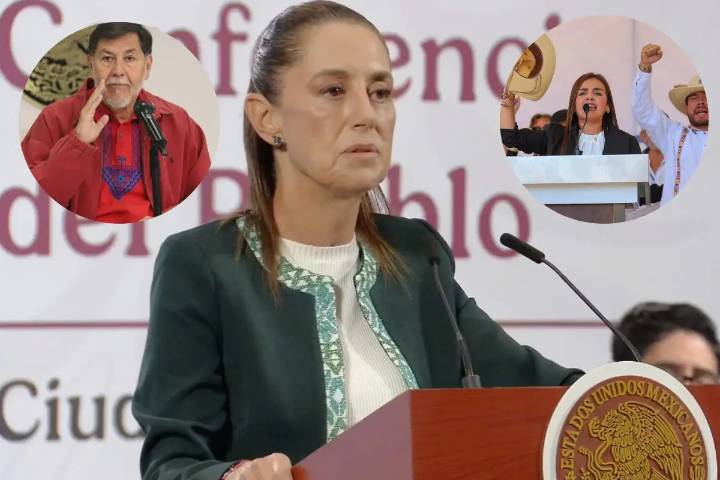 Claudia Sheinbaum pide respeto tras críticas de Fernández Noroña a Grecia Quiroz