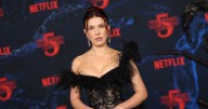 Millie Bobby Brown’s Sheer Lace Dress Was So Upside Down