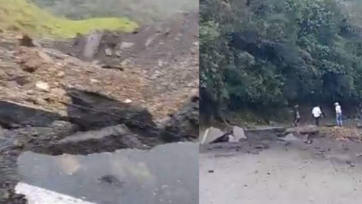 Atentado con explosivo destruyó tramo de vía Medellín