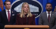Bondi says DOJ "will follow the law" when asked about Epstein files bill passed by Congress