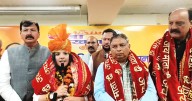 BJP leadership felicitates newly elected MLA Devyani Rana