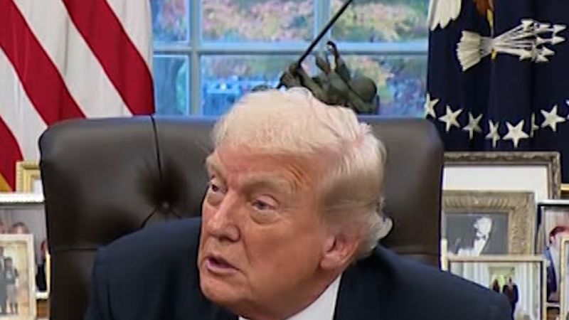 Trump laughs off question on Mamdani calling him fascist