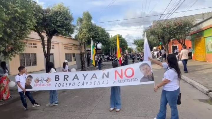 Piden liberación de Brayan Forero, secuestrado en Aguachica: seis meses sin rastros del joven