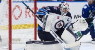 Jets goalie Hellebuyck to undergo arthroscopic procedure on his knee and miss 4 to 6 weeks