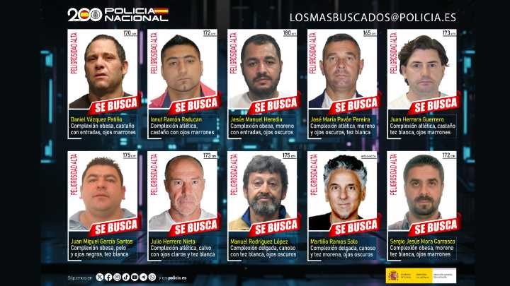 Galicia, en el punto de mira: dos gallegos entran en la lista de los fugitivos más buscados en España