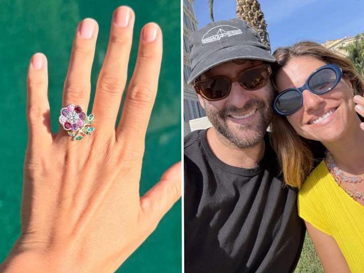 The CEO of a cult-favorite accessories brand is engaged. See her flower-shaped ring, which is made from diamonds and rubies.