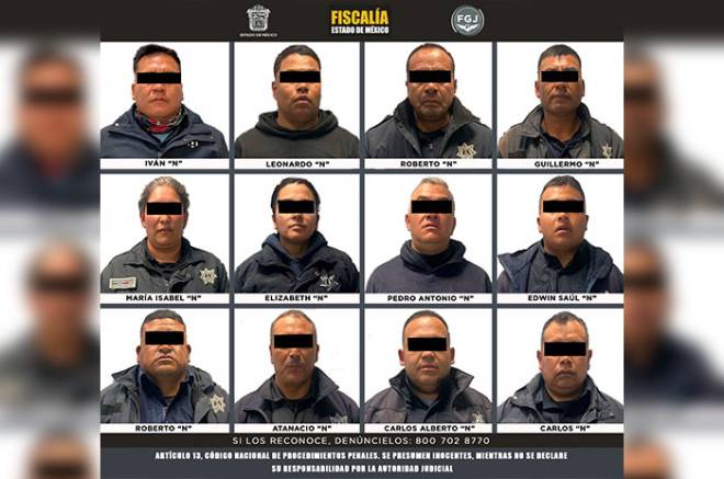 Legalizan detención de 12 policías de Acambay investigados por homicidio