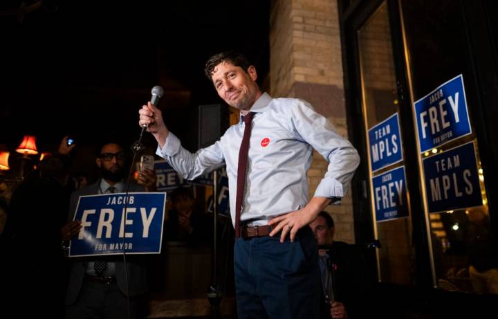 Jacob Frey fends off democratic socialist's challenge to win 3rd term as Minneapolis mayor