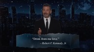 Jimmy Kimmel Reacts to RFK Jr’s Alleged Dirty Messages About ‘Gross’ Sex Act