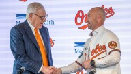 Orioles introduce Albernaz as manager, push big rebound in '26